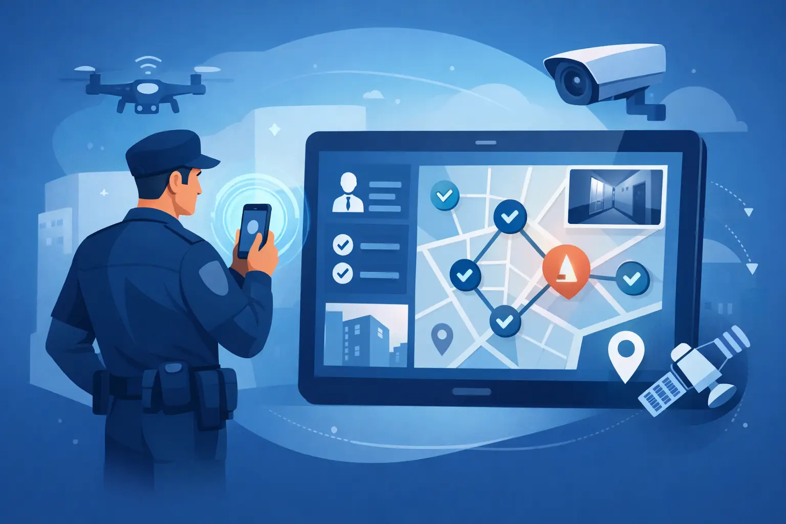 Virtual Checkpoint Software for Guard Patrols